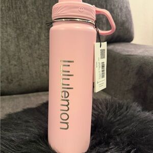 Lululemon Pink Water Bottle